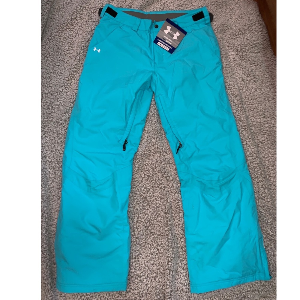 Blue Under Armour snow pants
